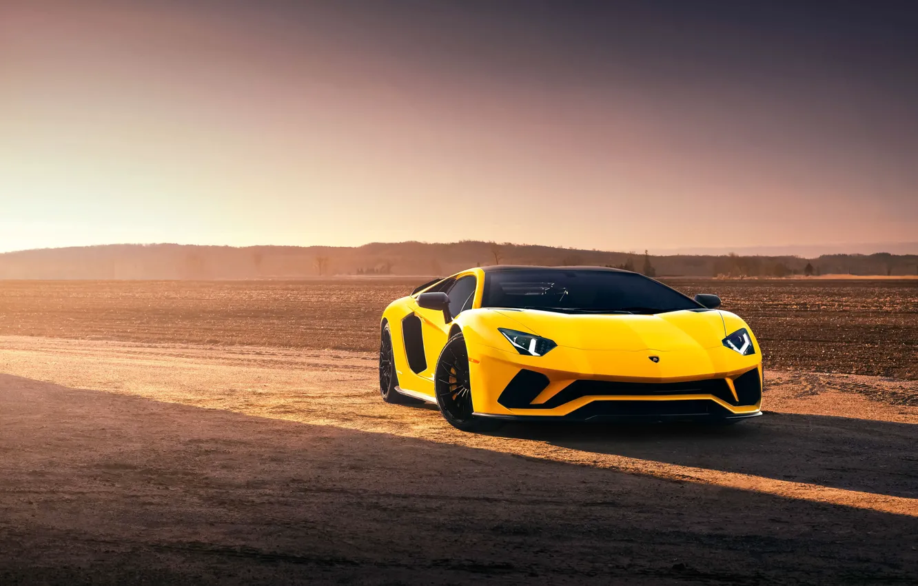 Photo wallpaper Lamborghini, supercar, 2018, Aventador, Aventador S, by Mark Hambach