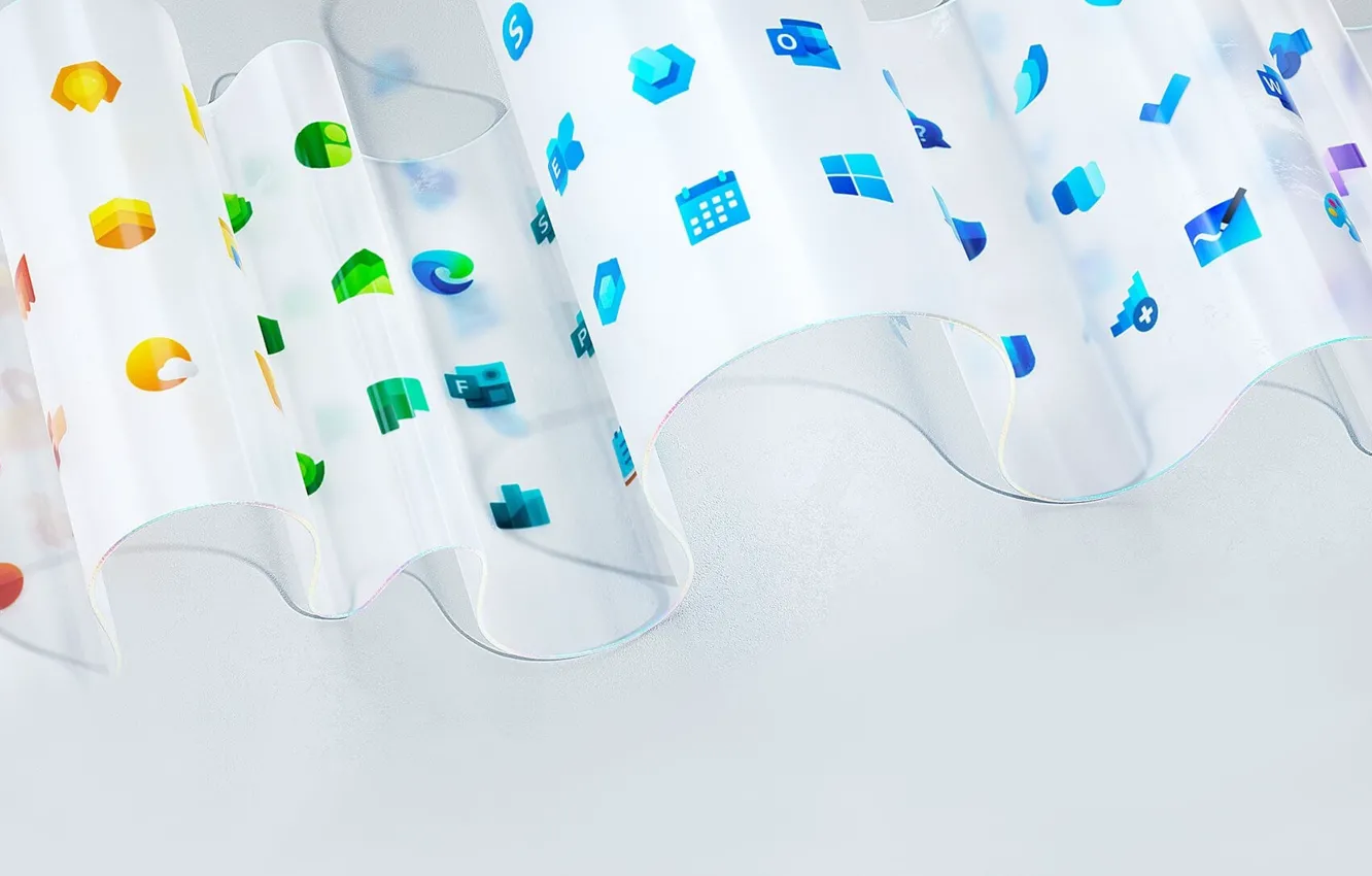 Photo wallpaper tape, texture, Microsoft Ribbon