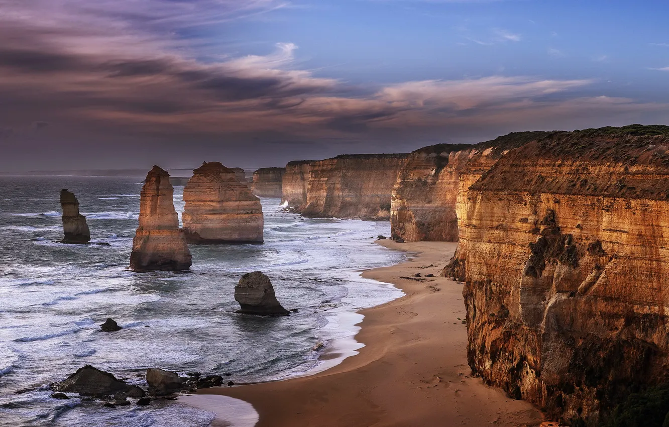 Photo wallpaper sea, rocks, shore