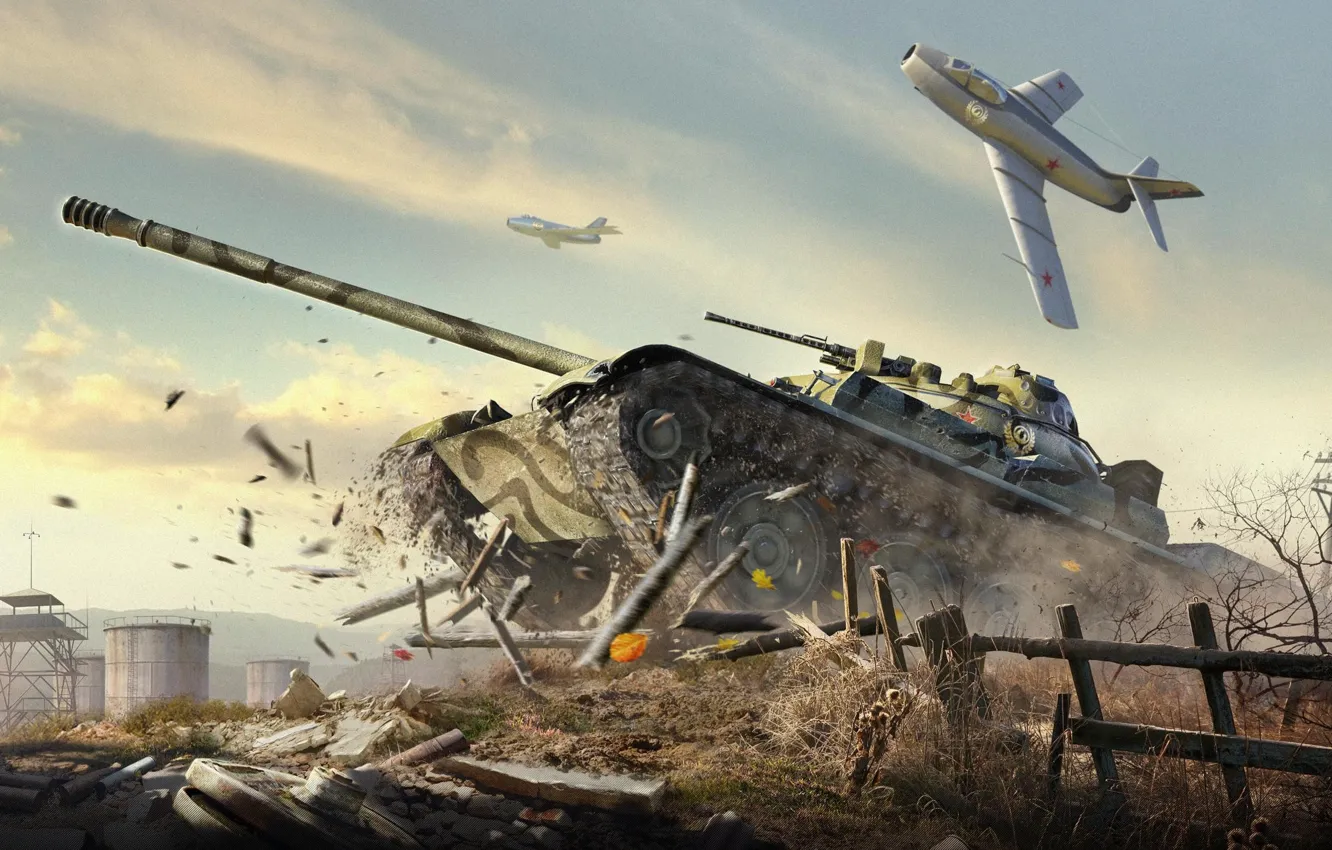 Photo wallpaper the sky, leaves, clouds, trees, stones, posts, wire, the fence