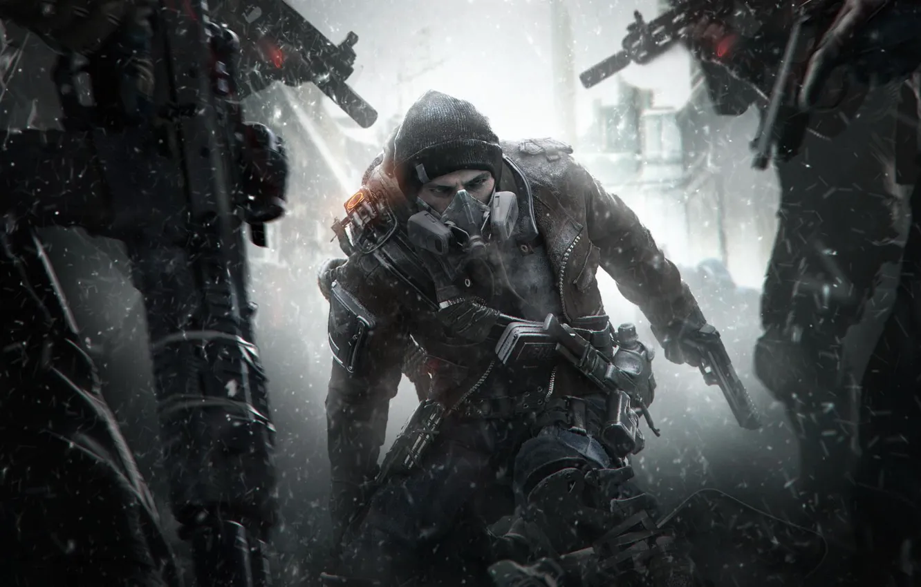 Photo wallpaper light, fog, weapons, Apocalypse, smoke, the situation, equipment, survival