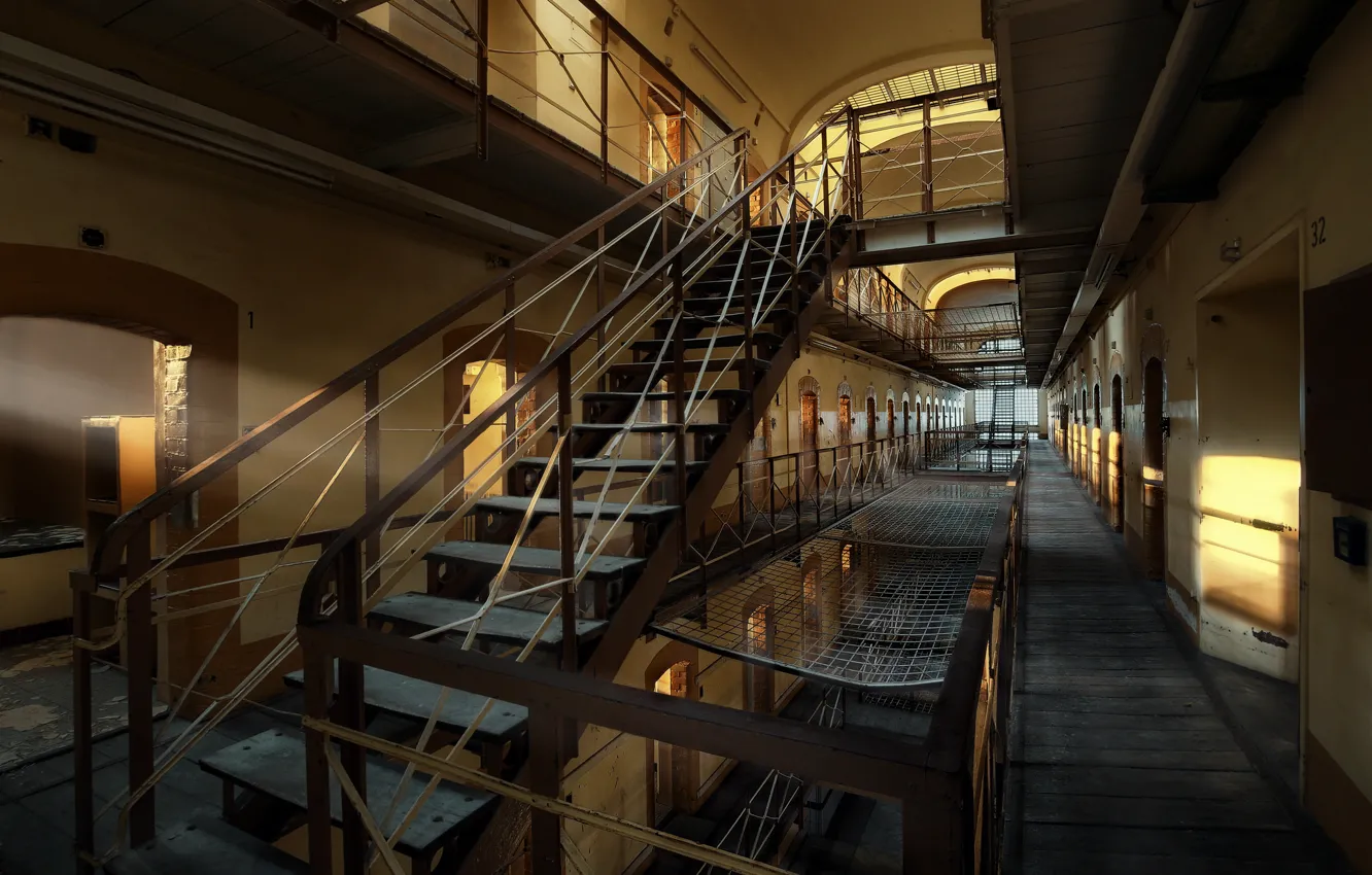 Photo wallpaper interior, camera, prison