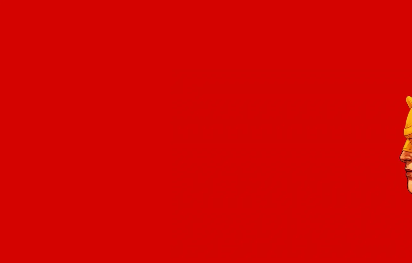 Photo wallpaper yellow, red, costume, Daredevil, Daredevil