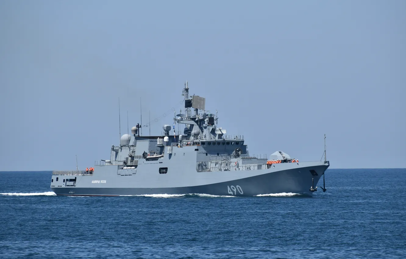 Photo wallpaper frigate, Admiral Essen, Author Erne