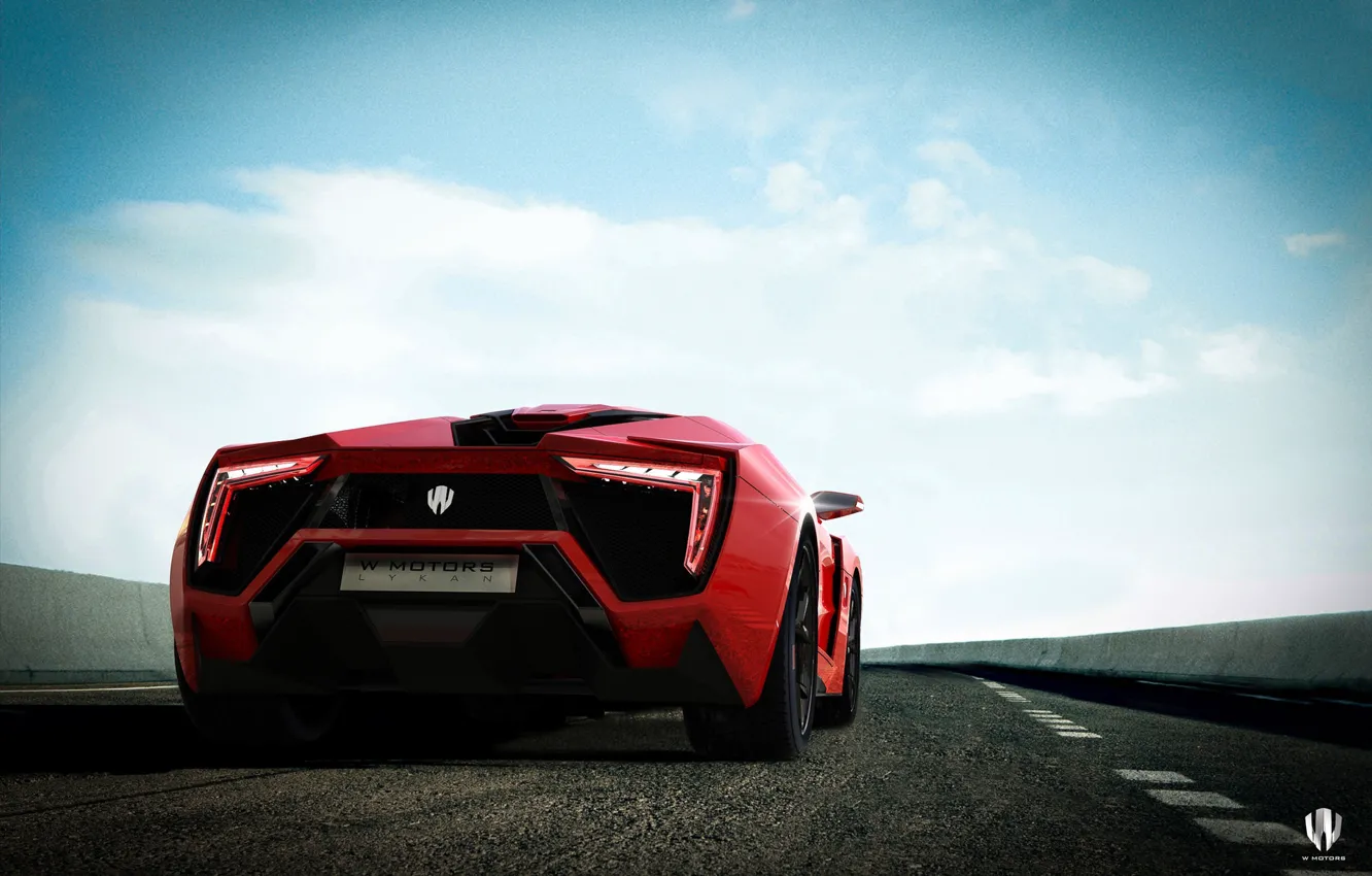 Photo wallpaper machine, auto, red, rendering, supercar, sports car, Concept Art, Lykan Hypersport