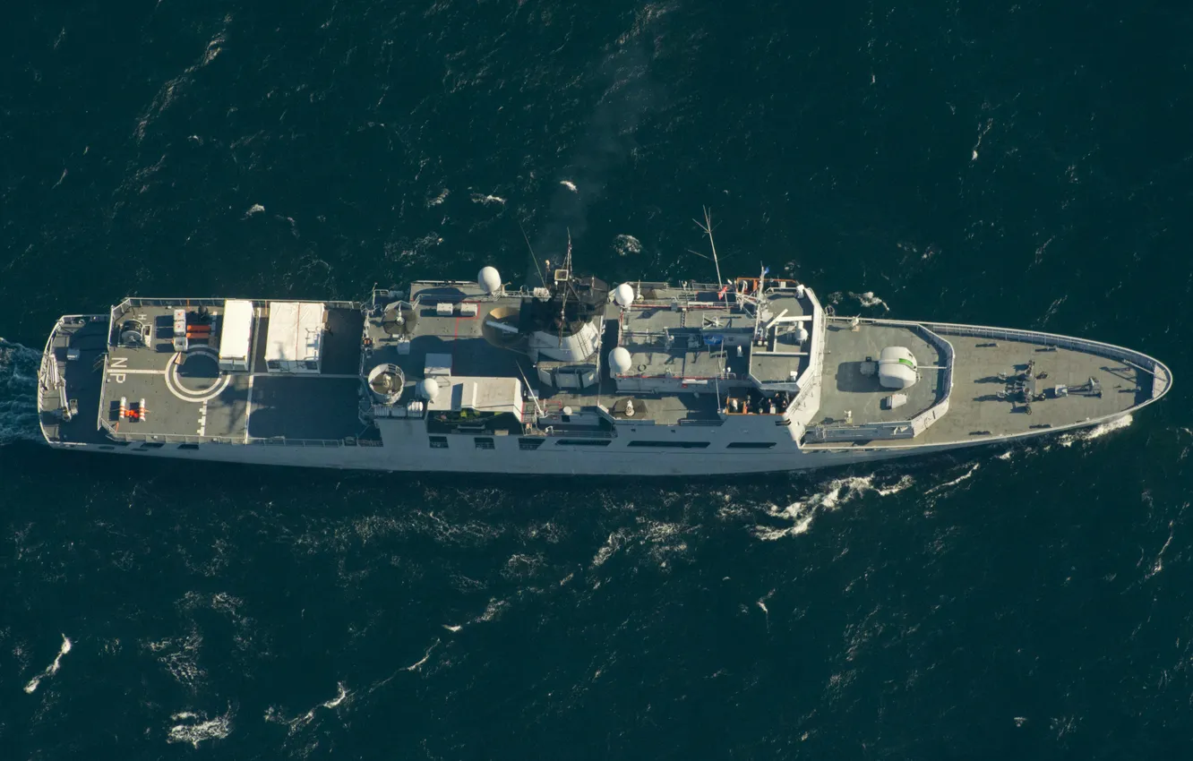 Photo wallpaper KNM Nordkapp, A531, patrol ship, Norway