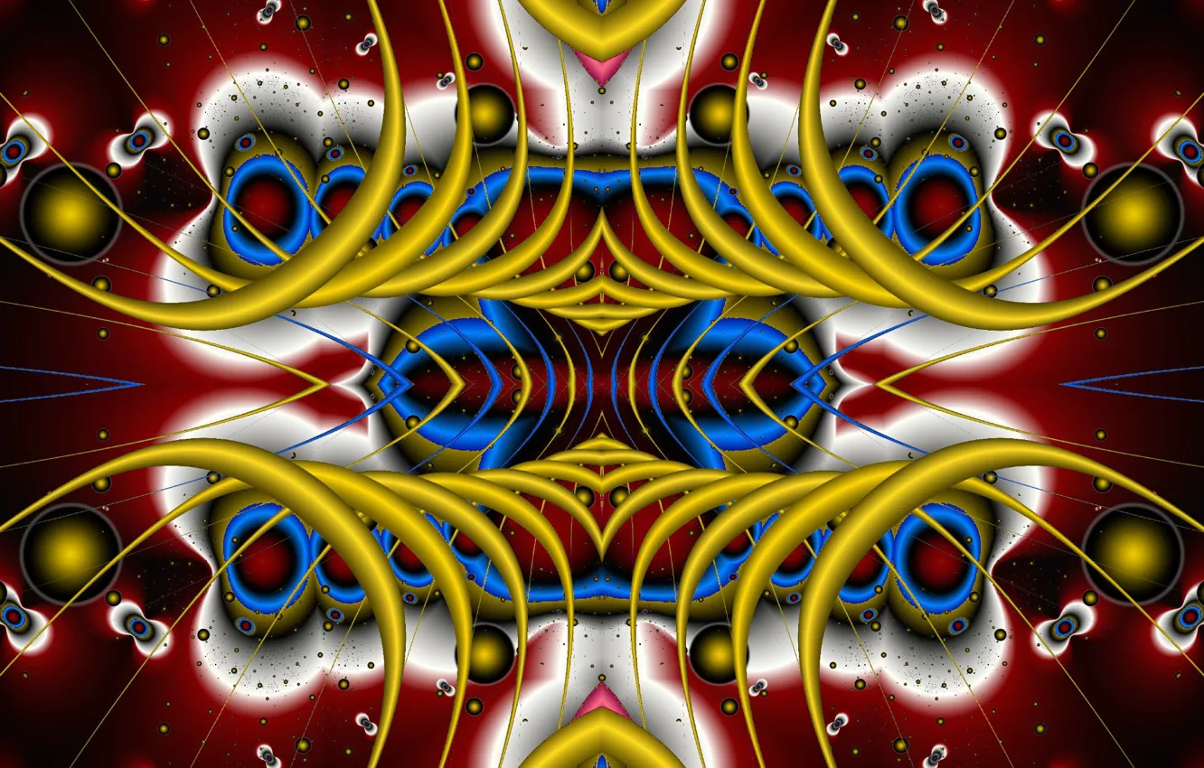 Photo wallpaper fantasy, pattern, symmetry