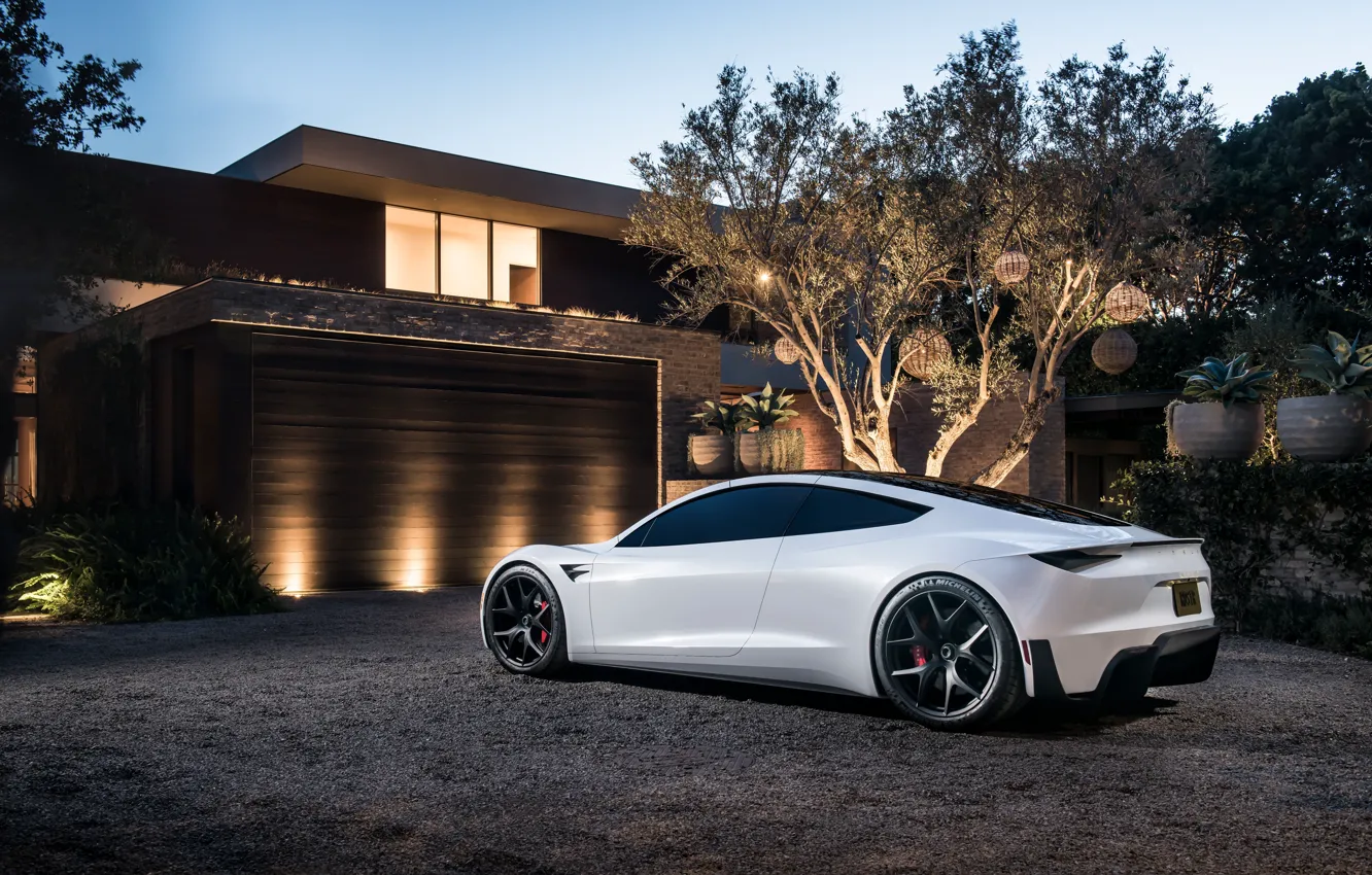 Photo wallpaper Roadster, Tesla, 2020