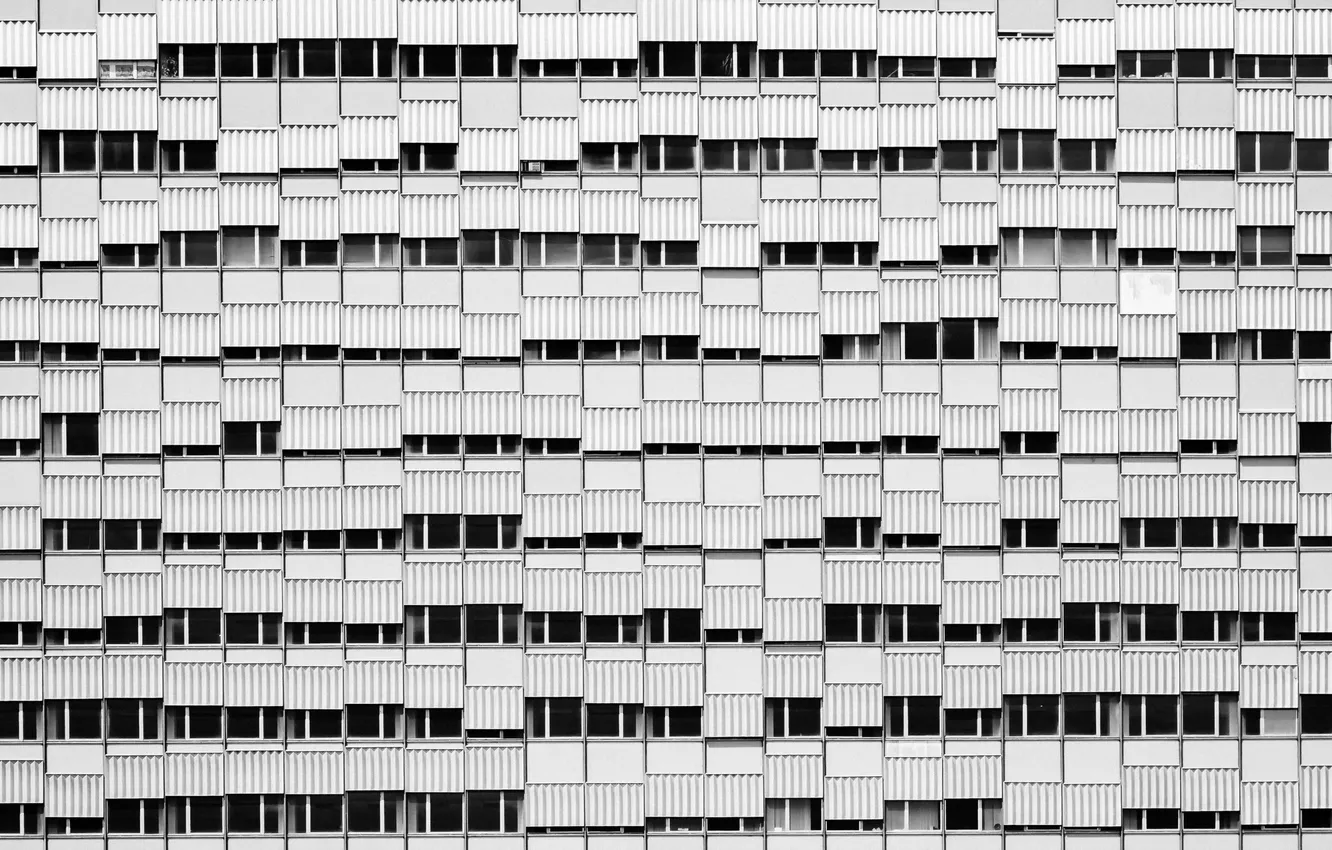 Photo wallpaper the city, home, window