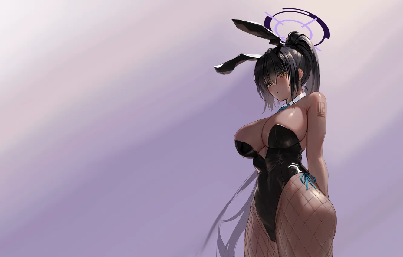 Photo wallpaper hot, sexy, boobs, anime, pretty, bunny, cute, oppai