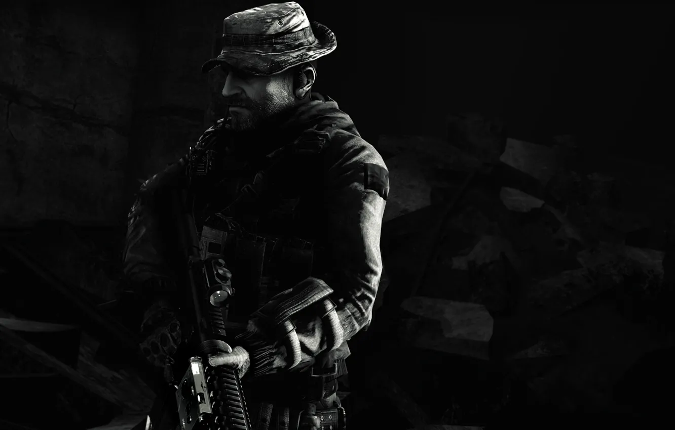 Photo wallpaper Call of Duty: Modern Warfare, S.A.S, John Price, Call of duty