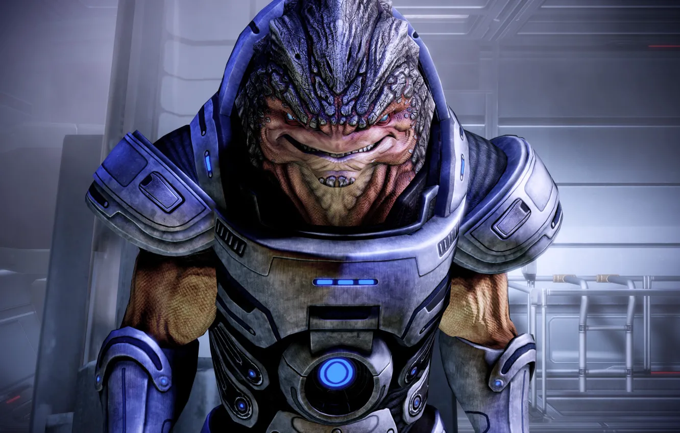 Photo wallpaper mass effect, krogan, gryunt