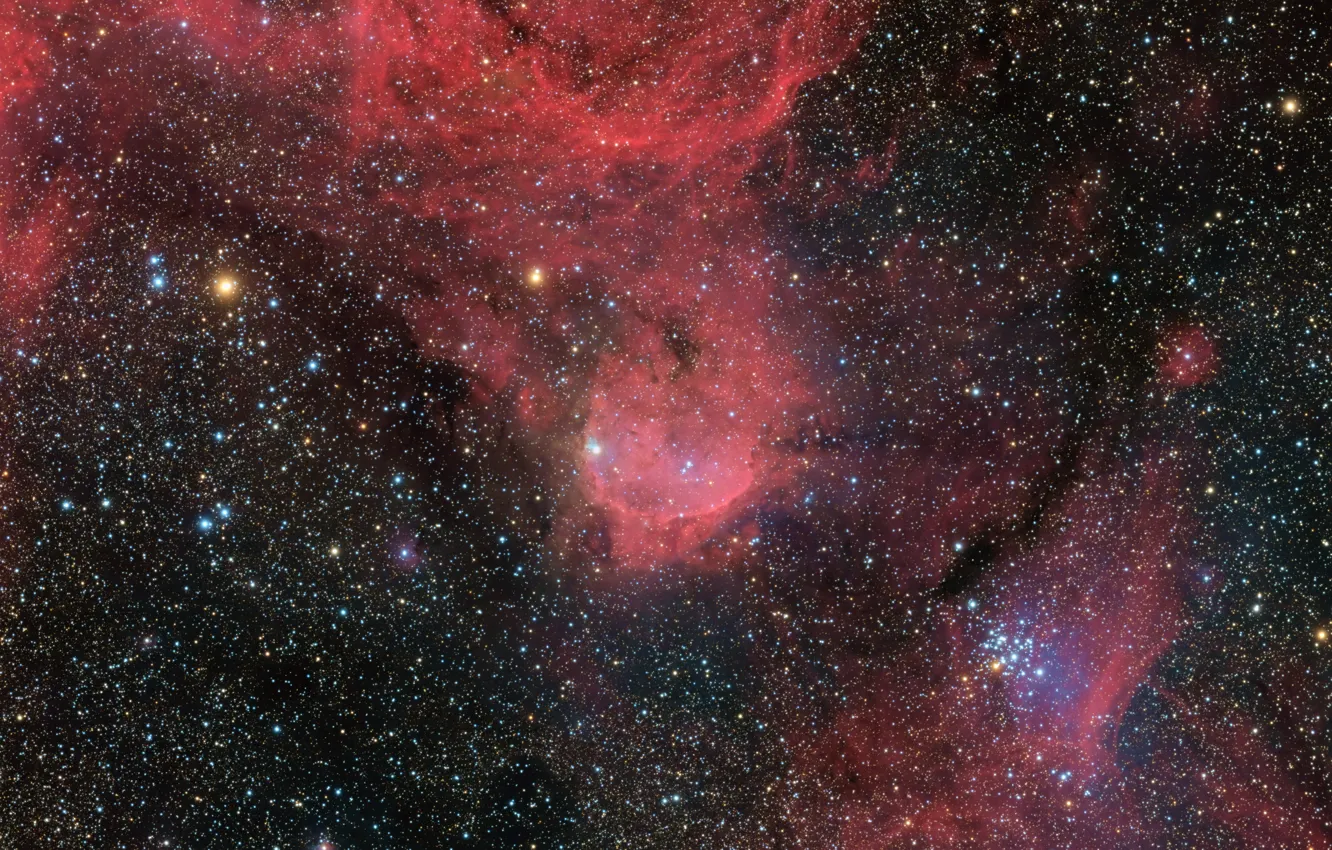 Photo wallpaper nebula, keyhole, NGC 3324