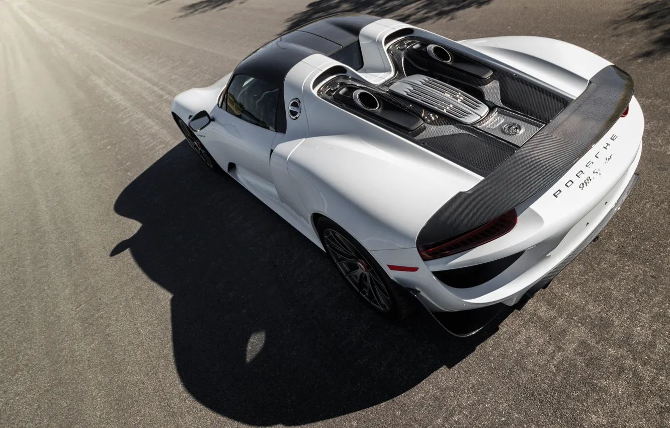 Photo wallpaper Porsche, 918, Hypercar, Porsche 918 Spyder Weissach Package