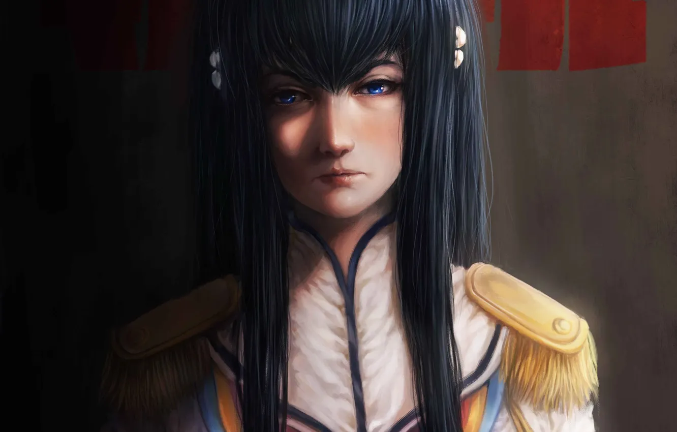 Photo wallpaper girl, background, art, form, Kill La Kill, Kiryu's Satsuki