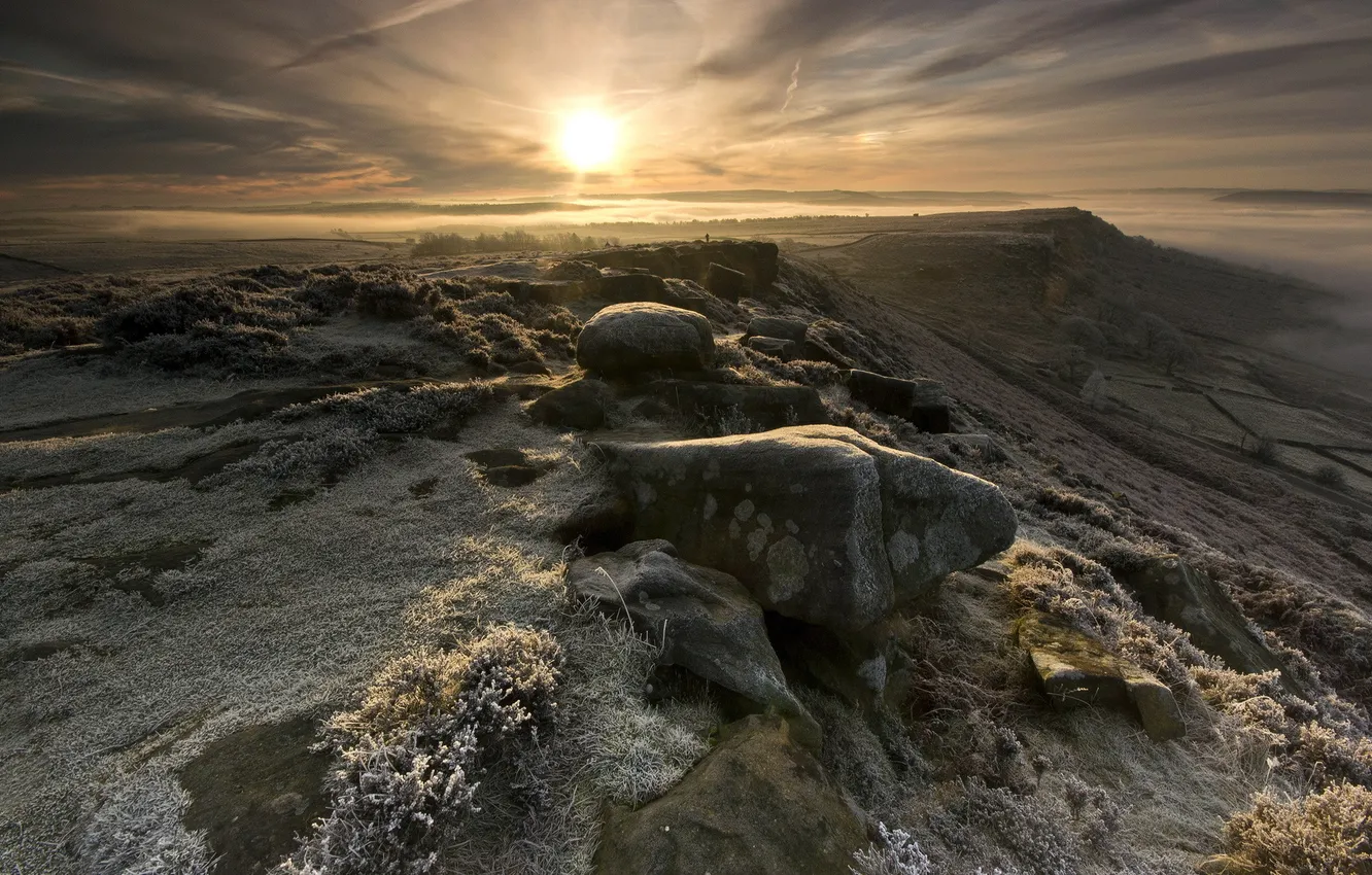 Photo wallpaper landscape, nature, stones