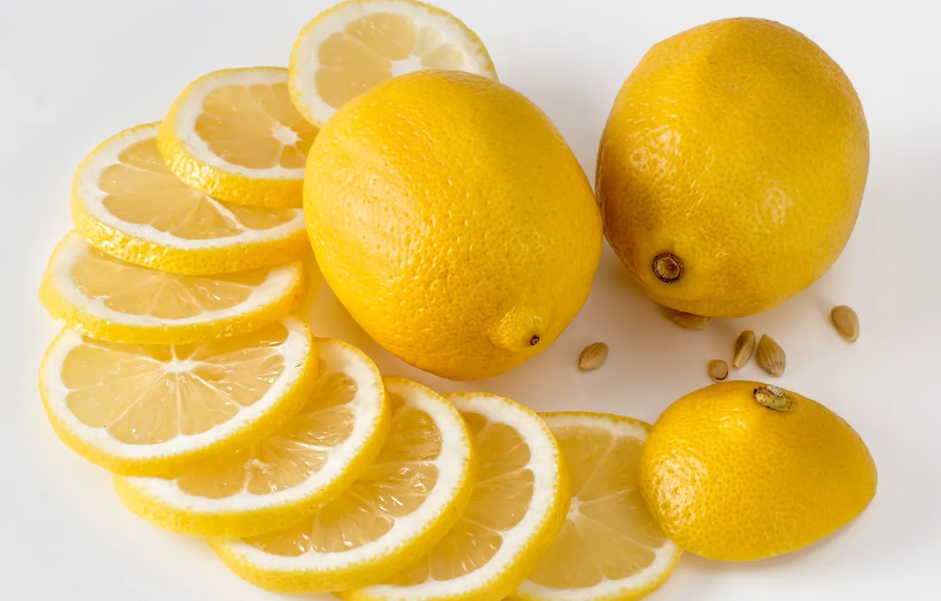 Photo wallpaper yellow, lemon, Food