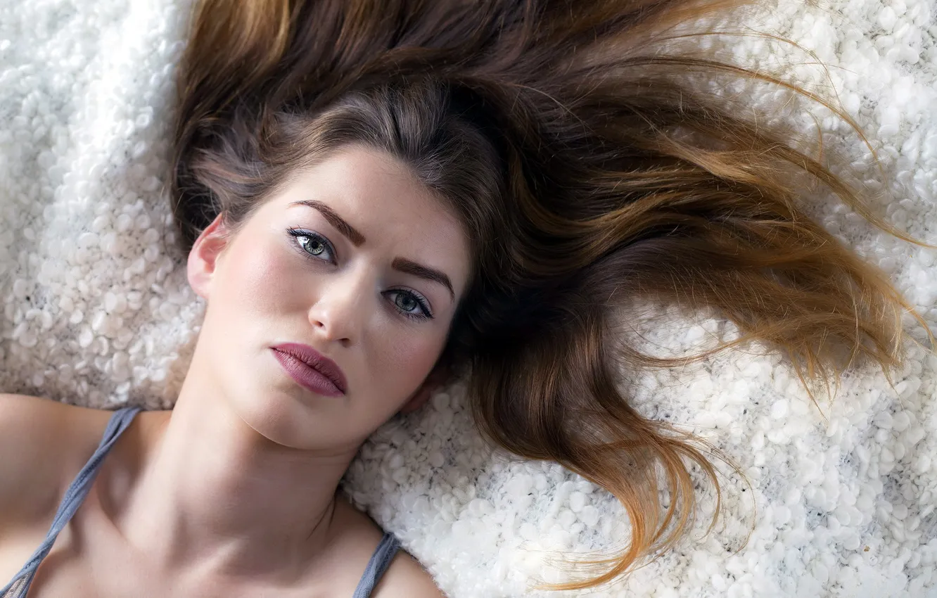 Photo wallpaper look, girl, Monica