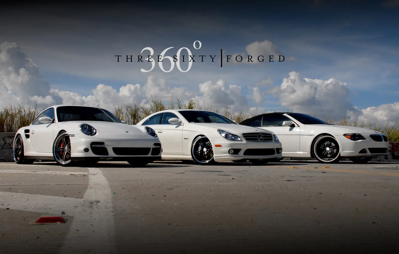 Photo wallpaper auto, tuning, bmw, mercedes, porshe, cars, 360 forged