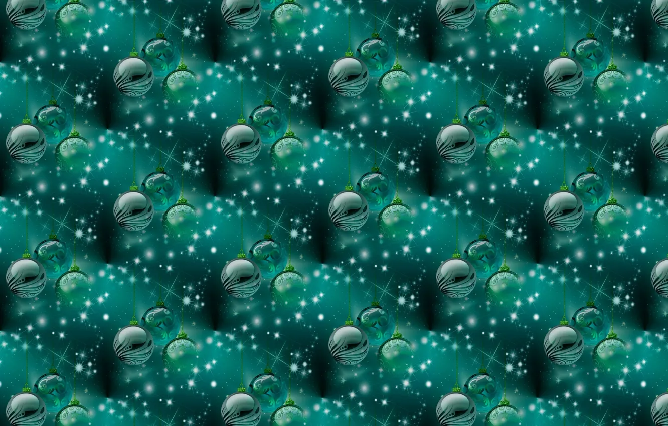 Photo wallpaper background, holiday, Shine, texture, art, New year, Christmas balls