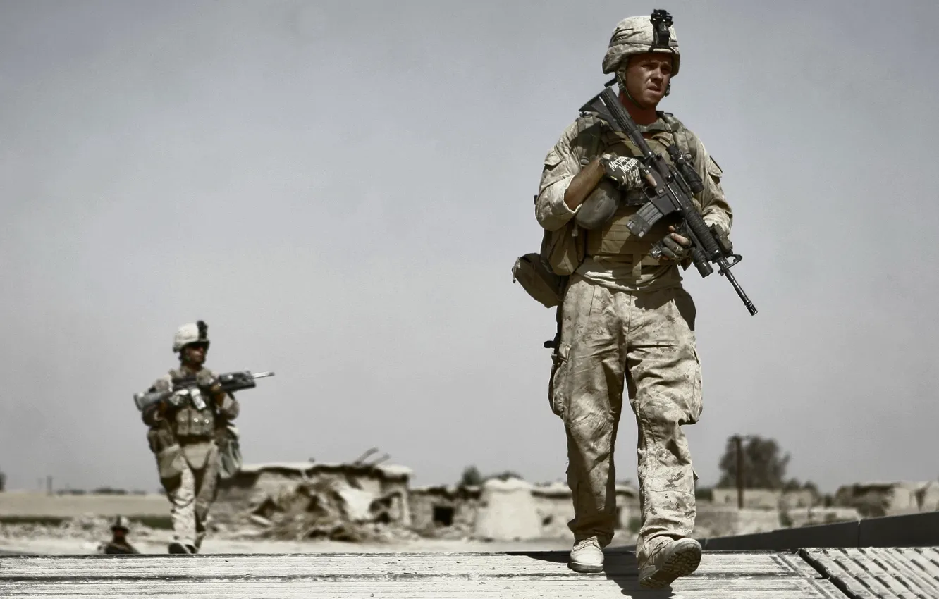 Photo wallpaper army, soldiers, USA