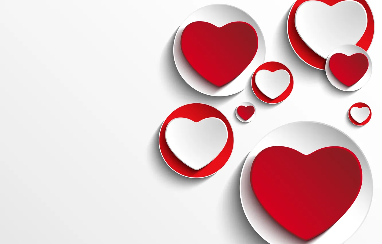 Photo wallpaper love, background, hearts, design, romantic, hearts, valentines