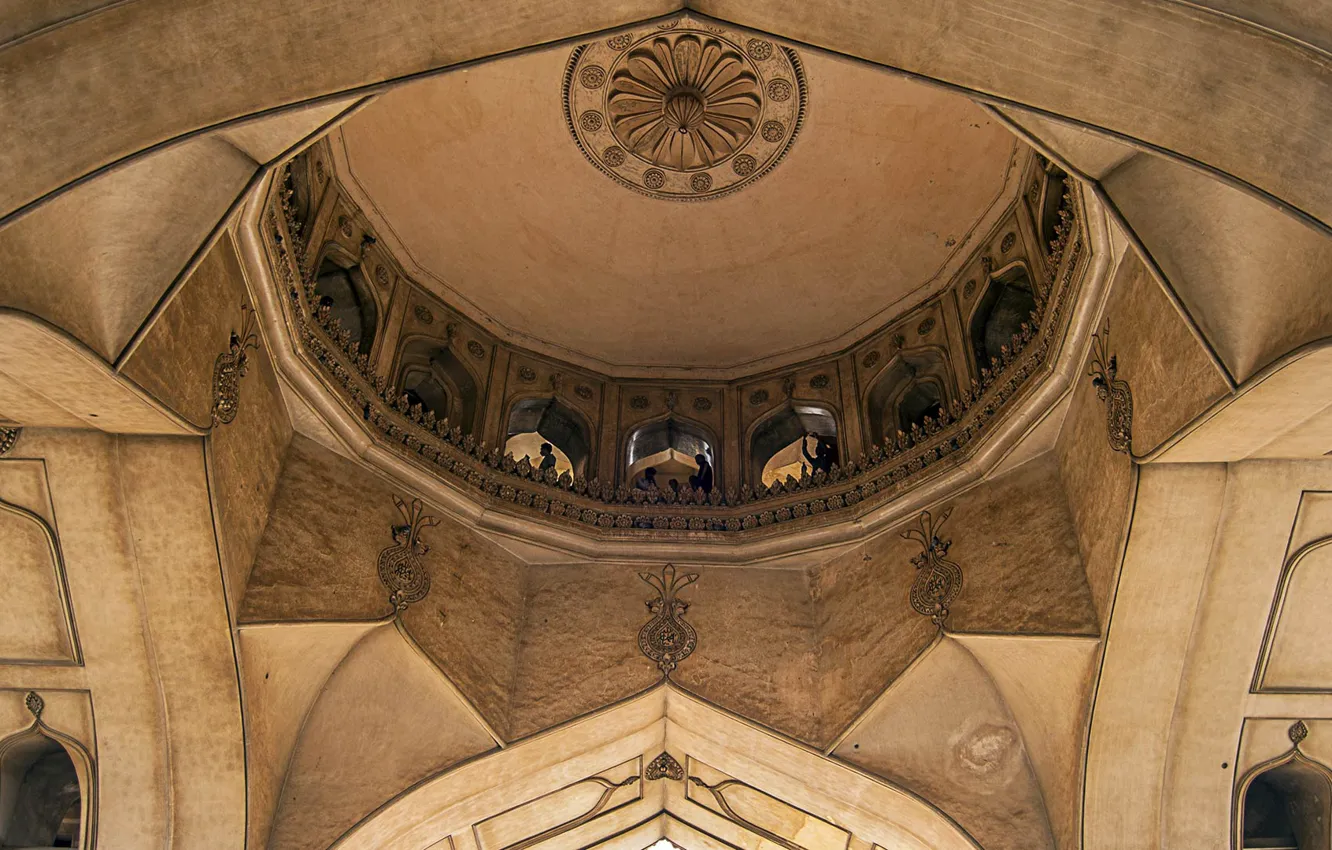 Photo wallpaper India, the dome, Hyderabad, Charminar