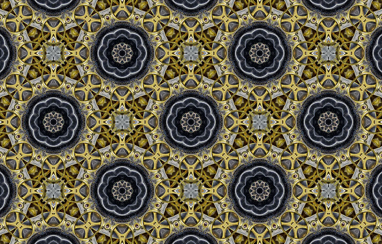Photo wallpaper surface, patterns, color, form, kaleidoscope