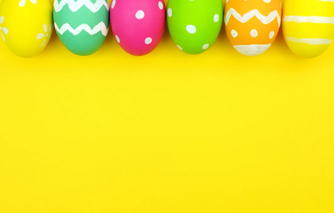 Photo wallpaper colorful, Easter, background, spring, eggs, Happy Easter, Easter eggs