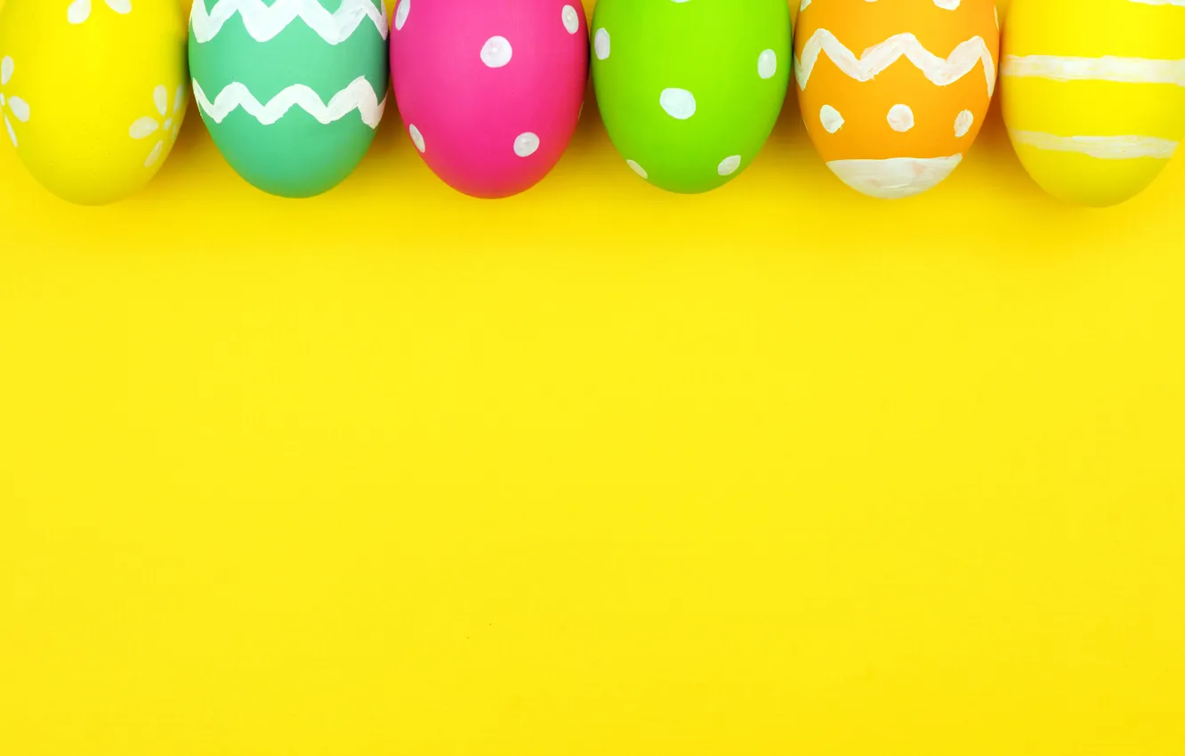 Photo wallpaper colorful, Easter, background, spring, eggs, happy easter, Easter eggs