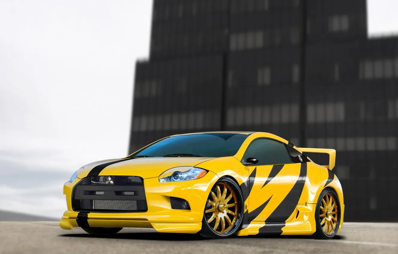 Photo wallpaper tuning, Mitsubishi, eclipse