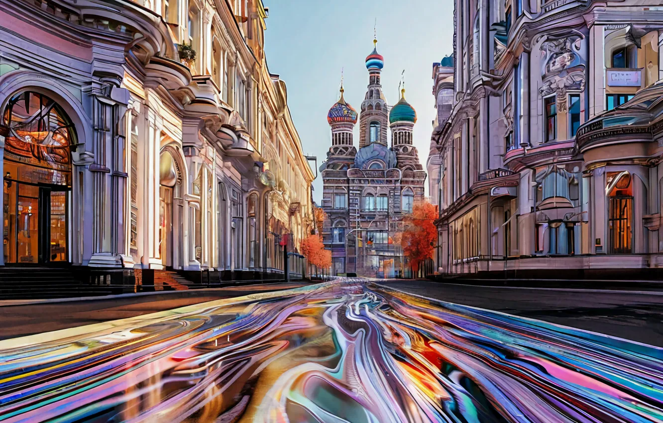 Photo wallpaper the city, Moscow, center