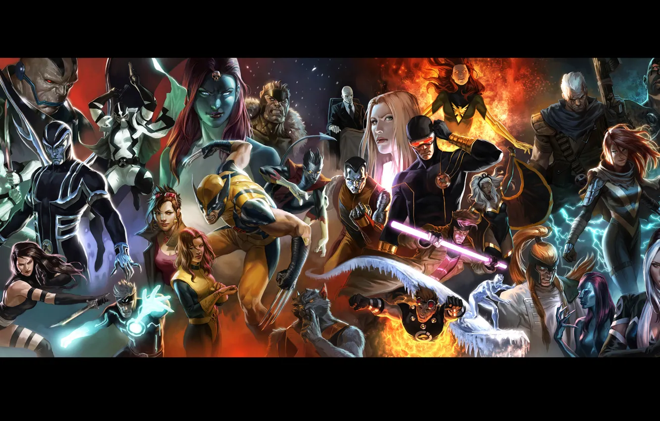 Photo wallpaper character, magic, X-Men, marvel, comic, powers