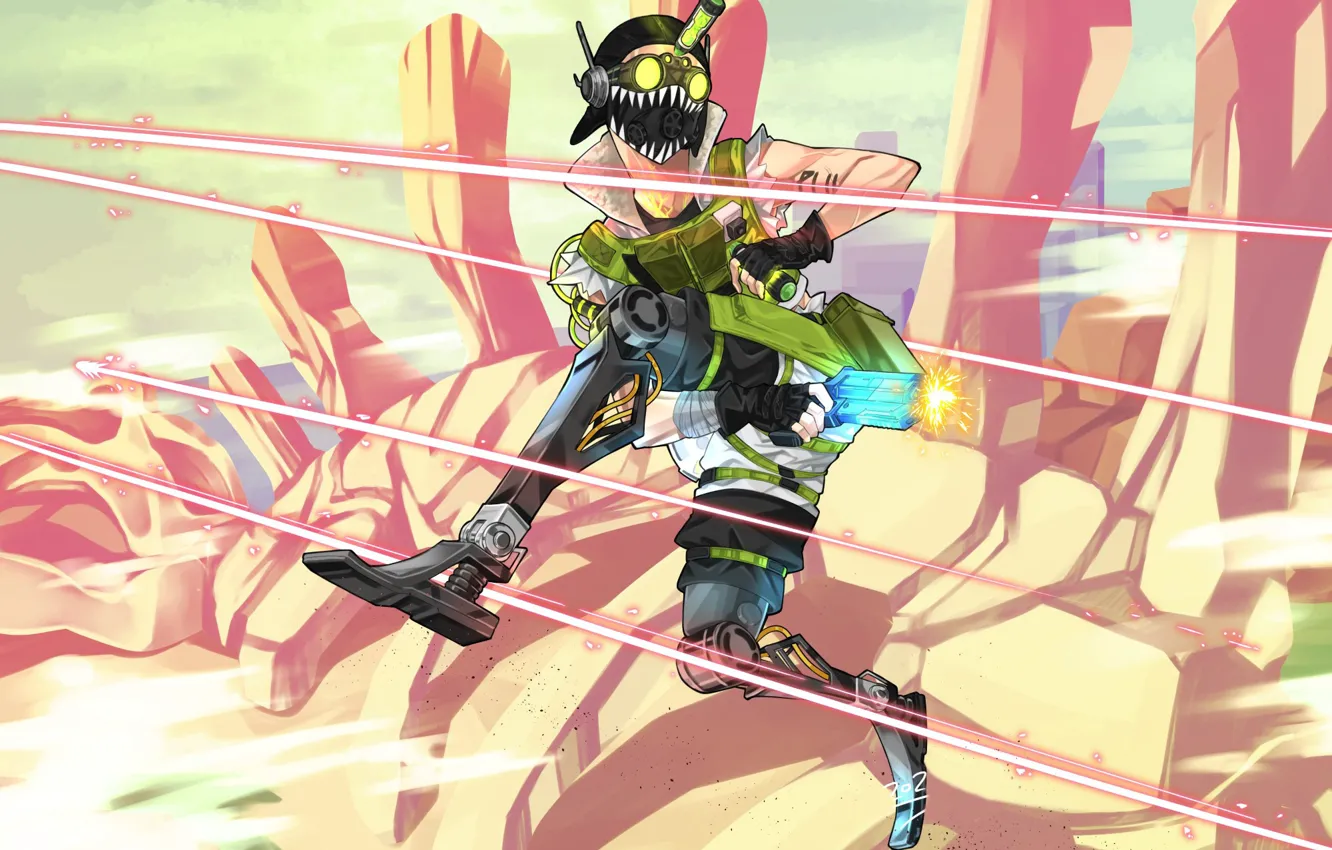 Photo wallpaper Octane, Battle Royale, Apex Legends