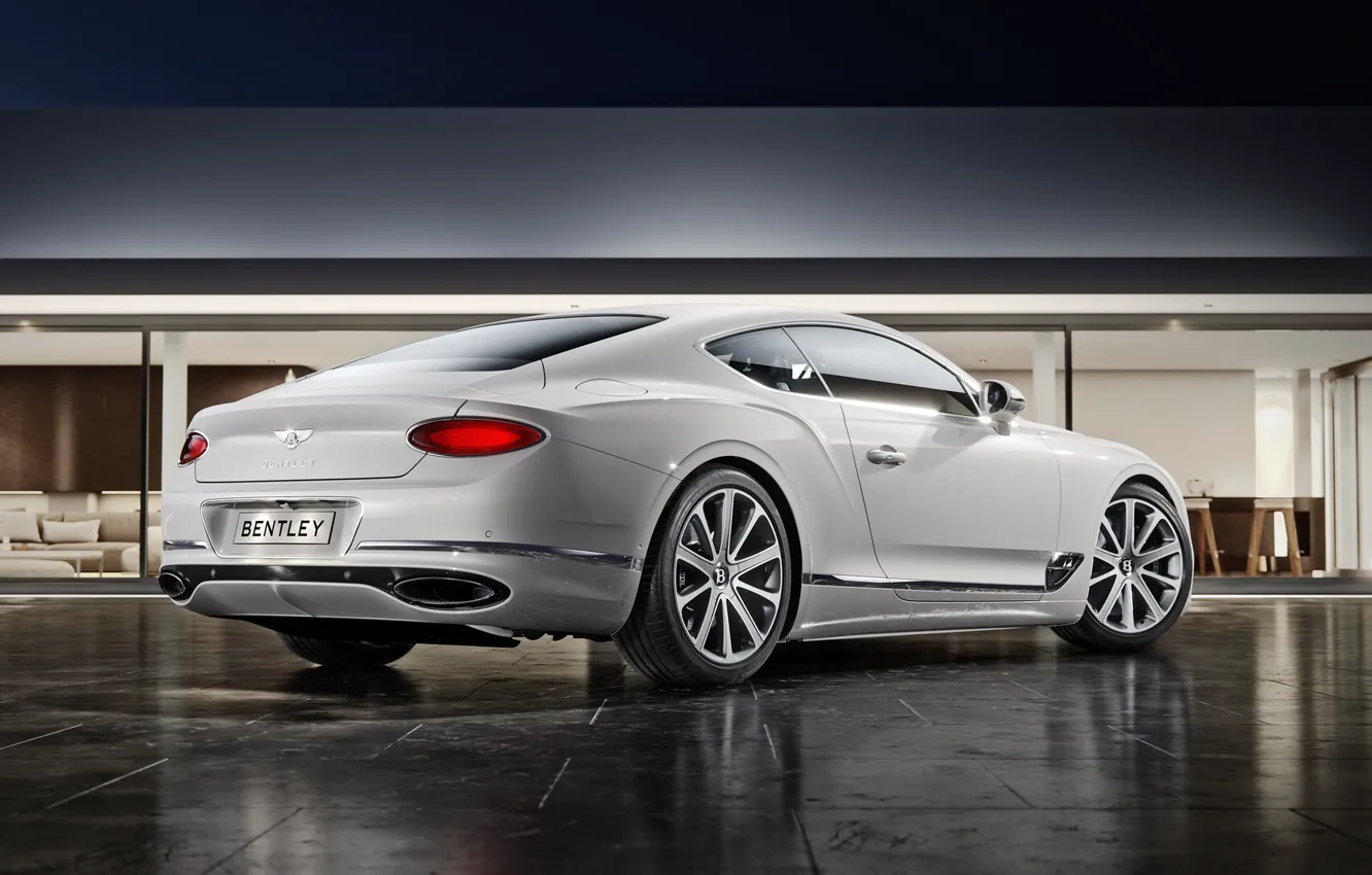 Photo wallpaper Bentley, Continental, White, Machine, Car, Automotive, Bentley Continental GT, Architecture