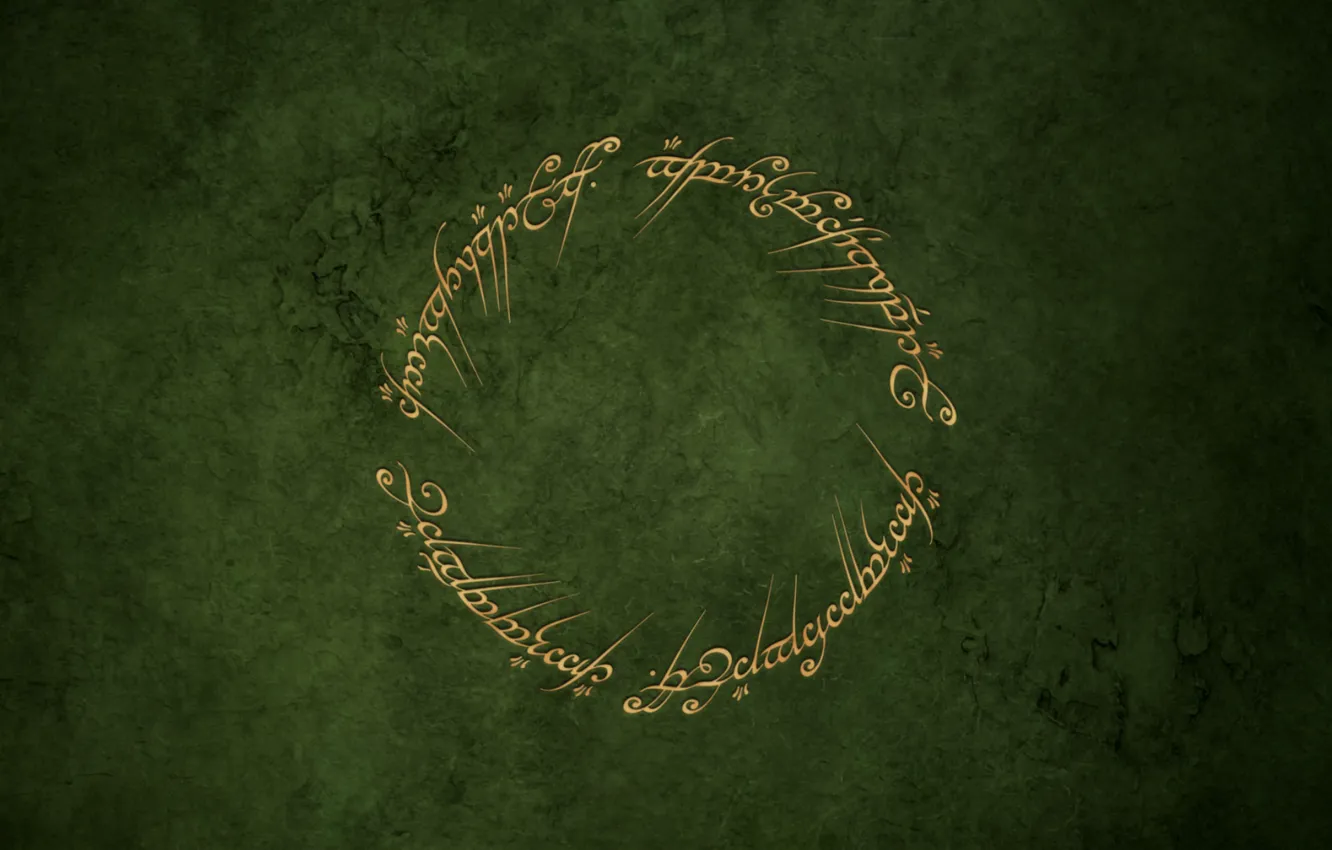 Photo wallpaper the inscription, something, lord of the rings, in Elvish