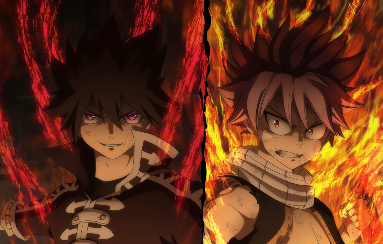 Photo wallpaper anime, art, fairy tail, Natsu Dragneel, Fairy tail