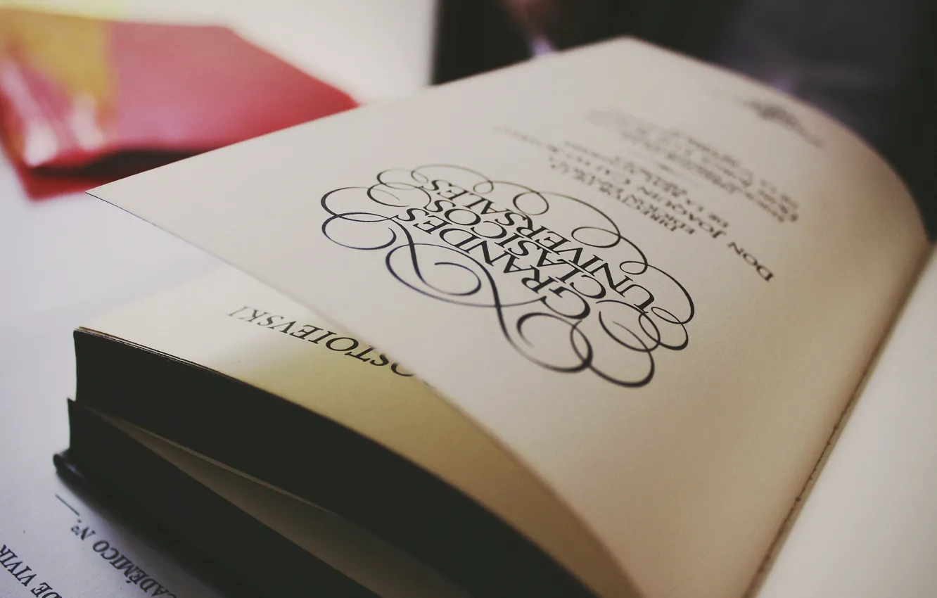 Photo wallpaper text, book, page