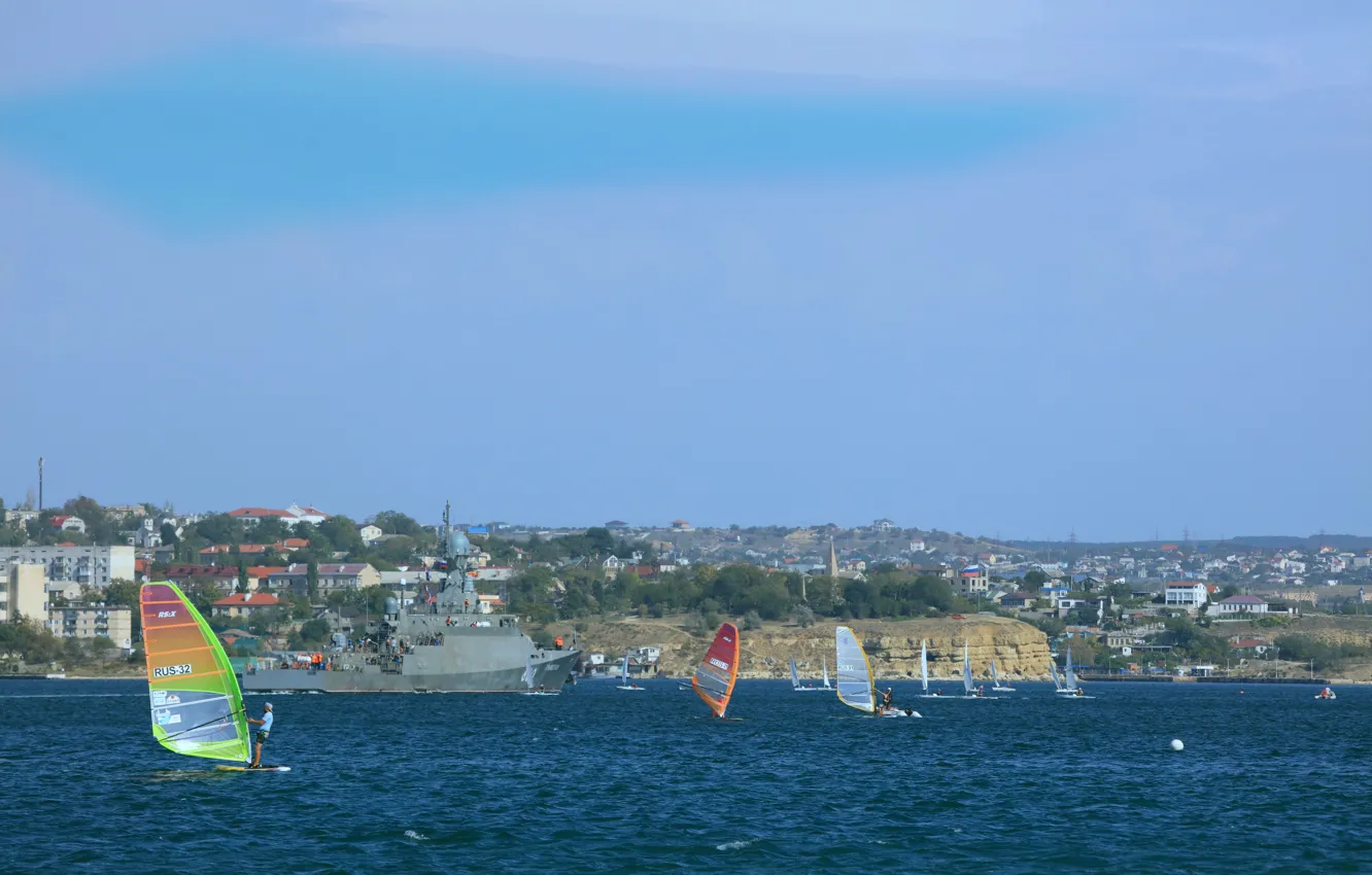 Photo wallpaper sea, Bay, Sevastopol