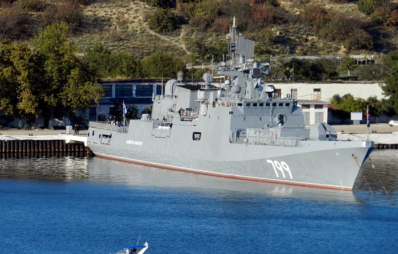Photo wallpaper frigate, Sevastopol, Admiral Makarov
