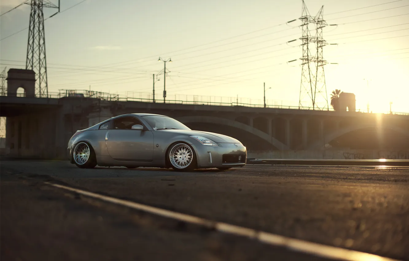 Photo wallpaper light, Nissan, 350z