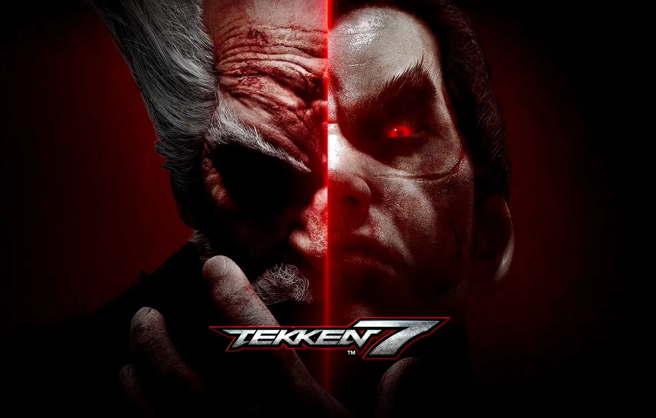 Photo wallpaper Red, Tekken, Tekken 7