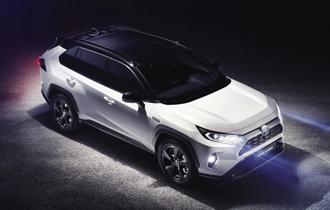 Photo wallpaper Toyota, Hybrid, RAV4, 2019, Toyota RAV4 Hybrid