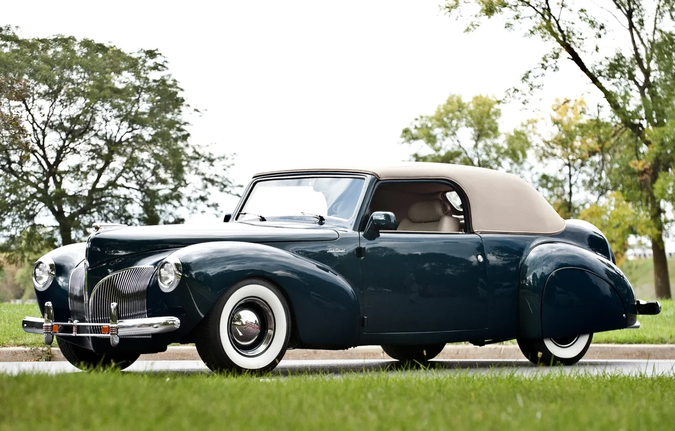 Photo wallpaper Lincoln, retro, coupe, Continental, Coupe, the front, continental, 1941
