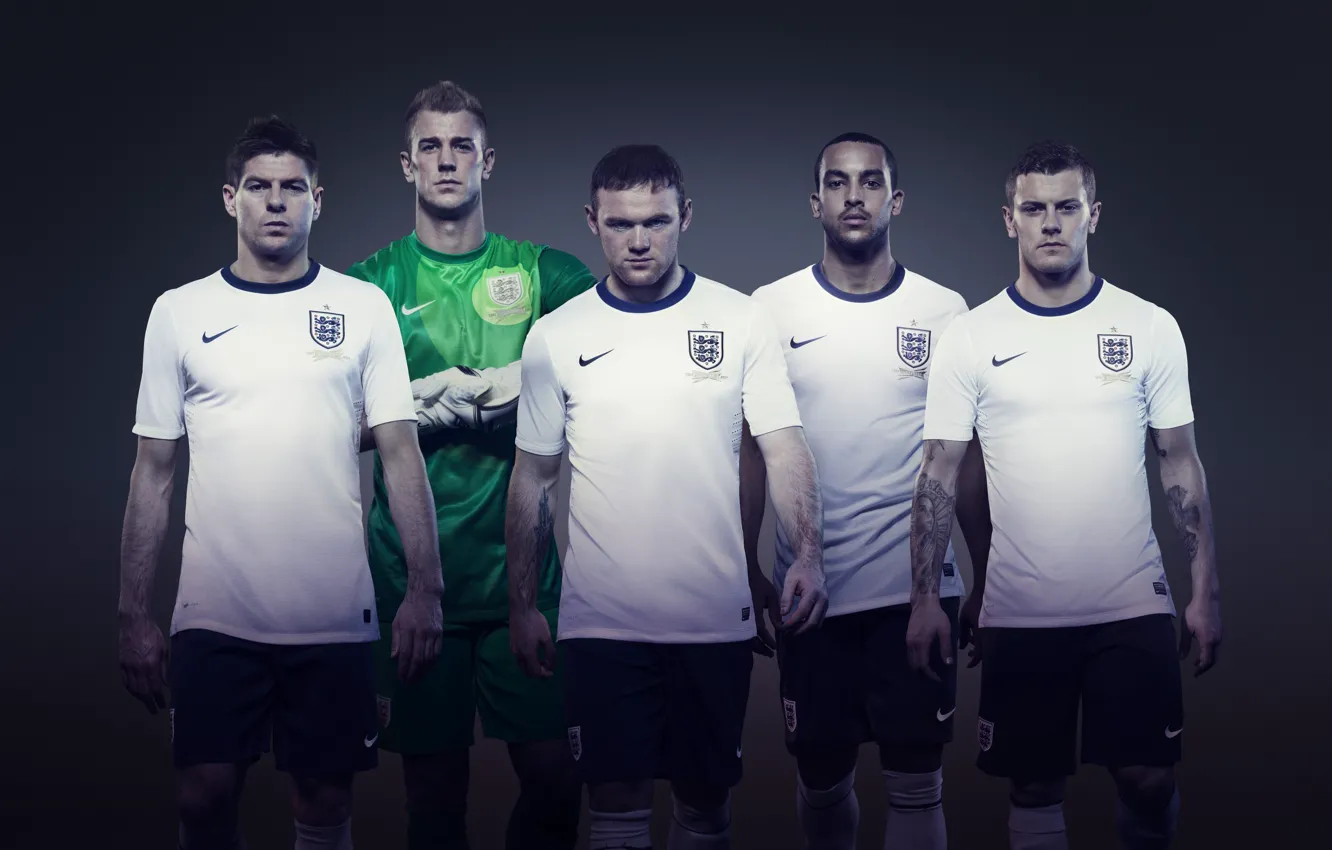 Photo wallpaper football, England, form, Nike, Football, Gerard, England, Steven Gerrard