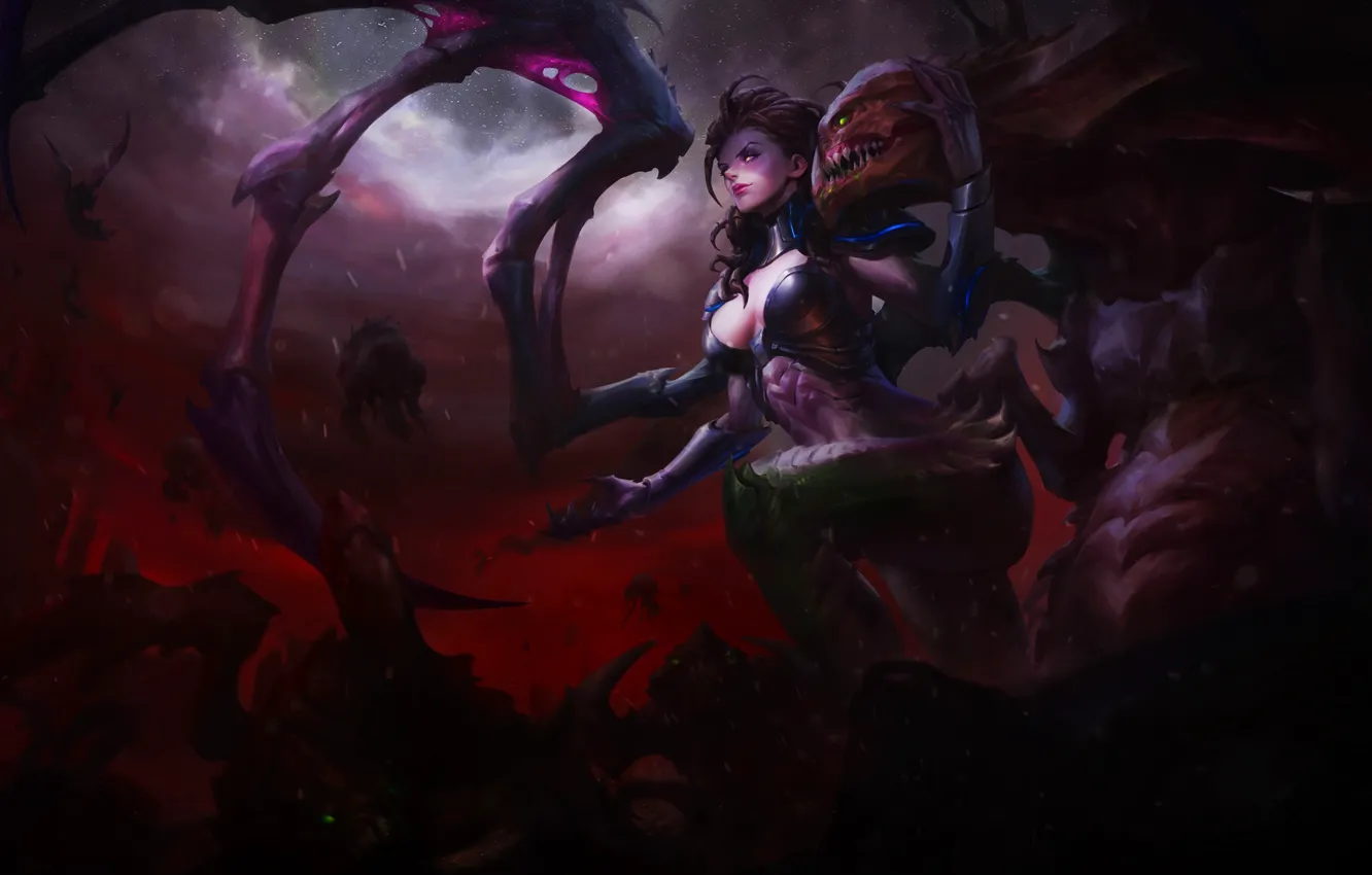 Photo wallpaper Girl, The game, Style, Girl, Hero, Sarah, Fantasy, Blizzard