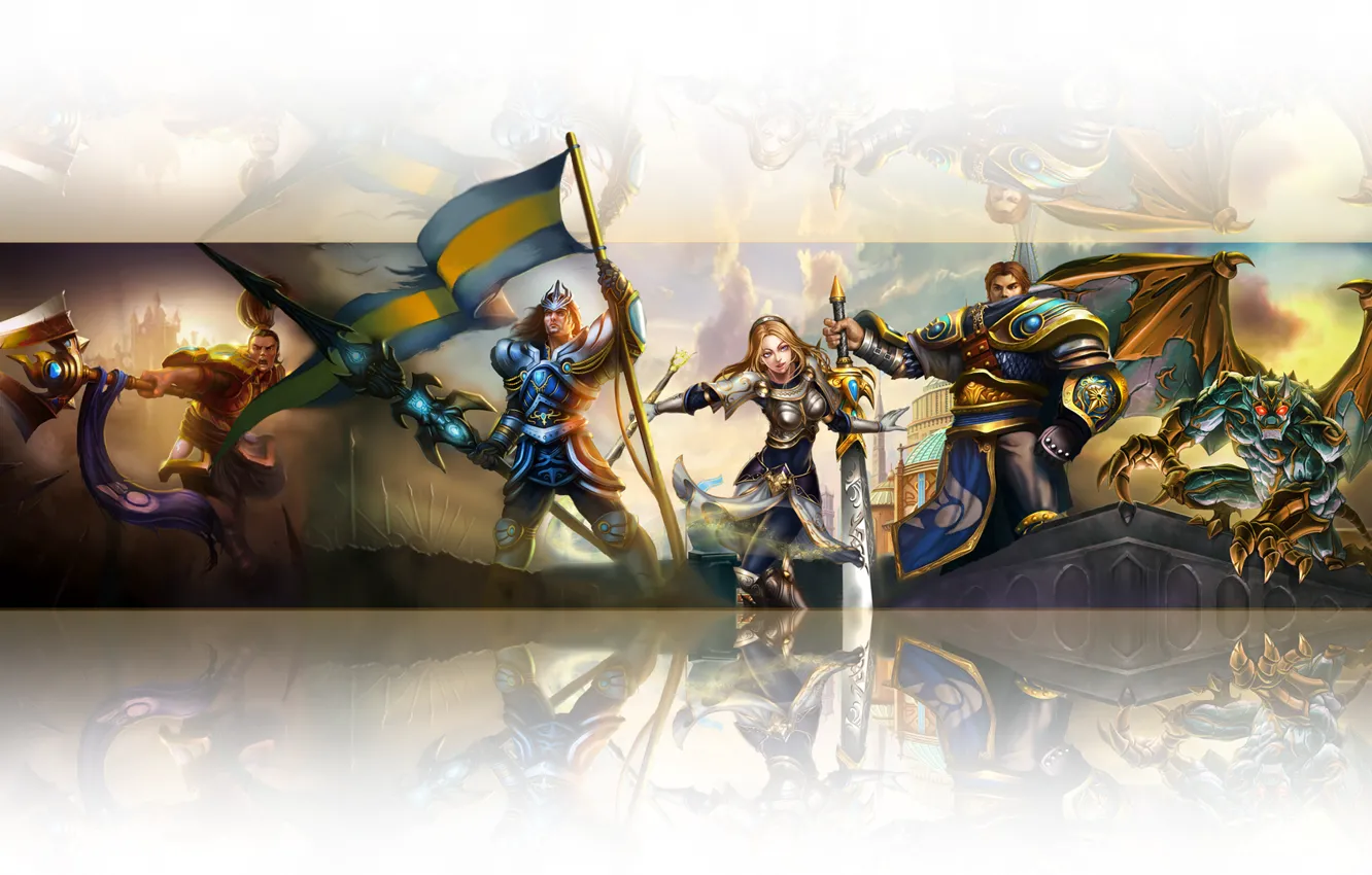 Photo wallpaper weapons, the game, armor, pers, League of Legends