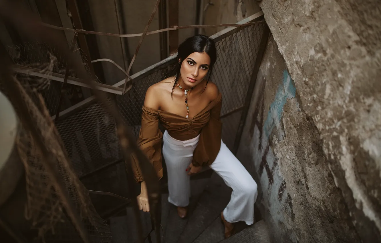 Photo wallpaper girl, hot, sexy, smile, beautiful, model, pretty, beauty