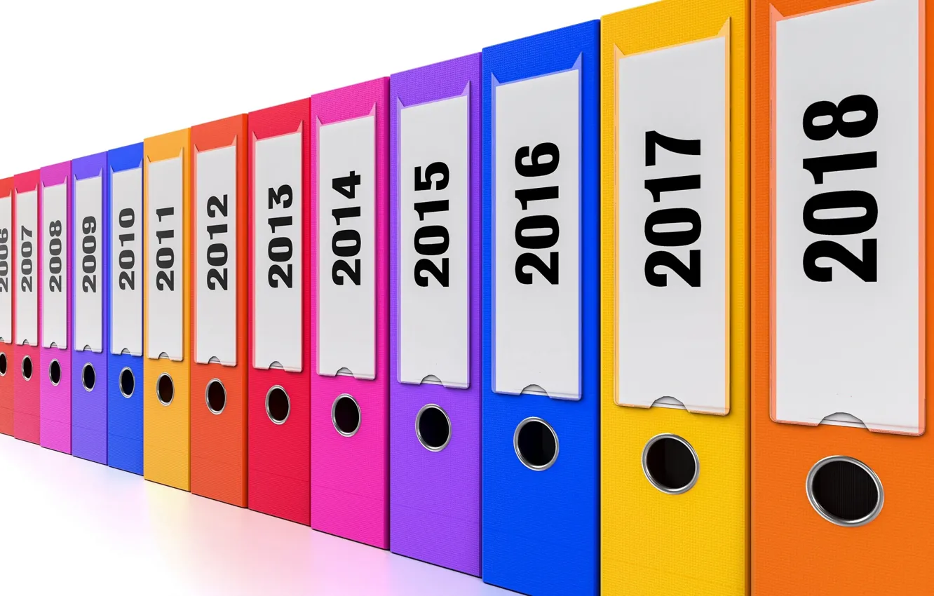Photo wallpaper holiday, new year, office, a number, folder