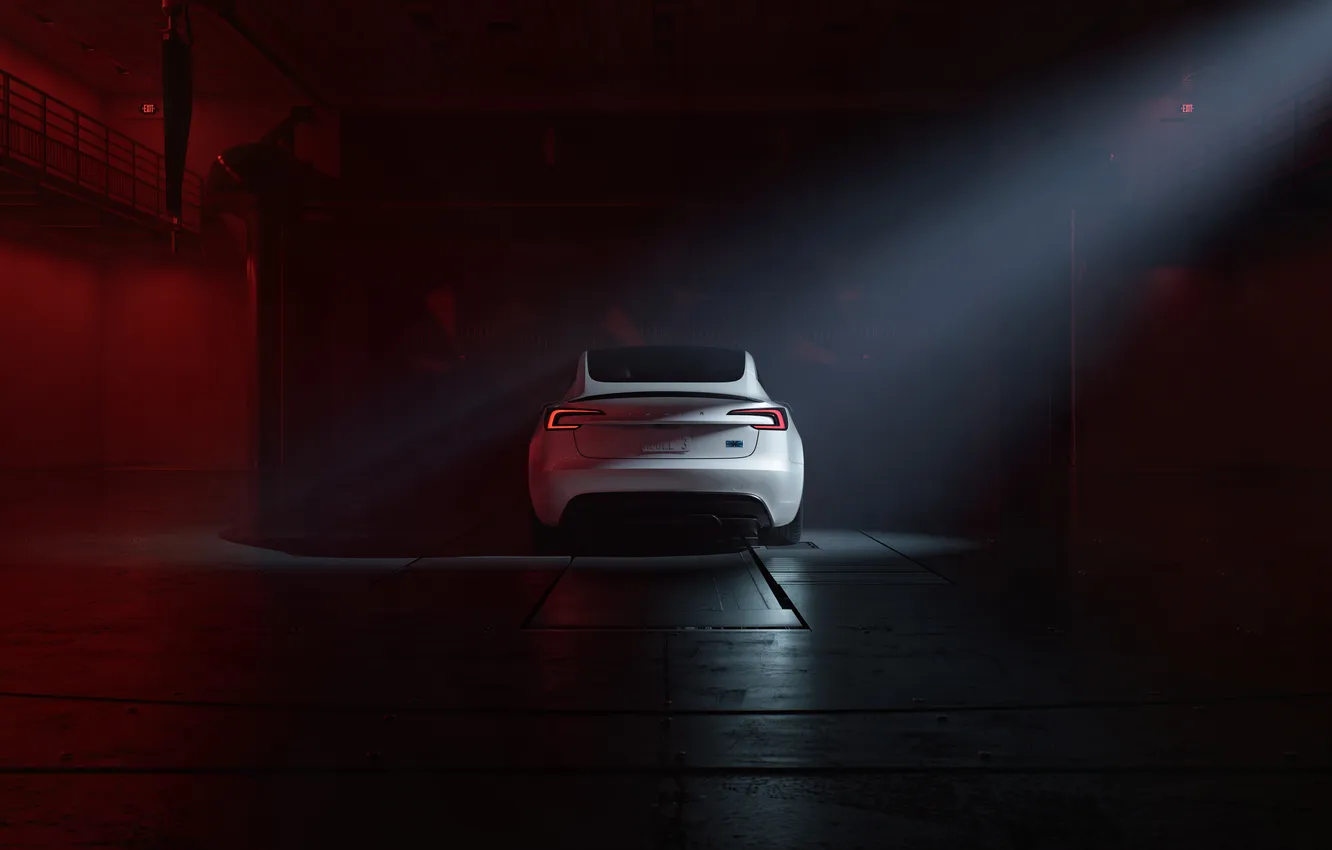 Photo wallpaper Tesla, 2024, Tesla Model 3 Performance